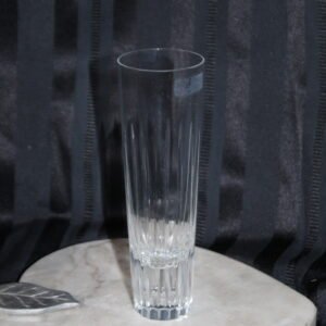 Vaso alto facetado – Diseño vertical clásico